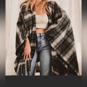 Vintage Pendleton Wool Blanket Shawl